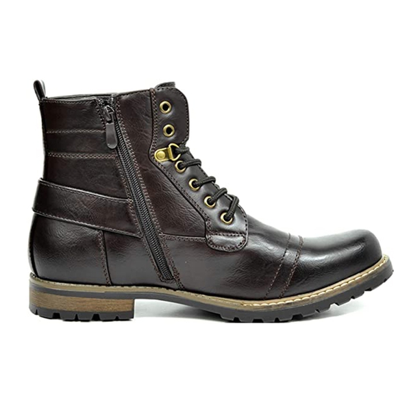 Bruno marc men's cheap military motorcycle combat boots